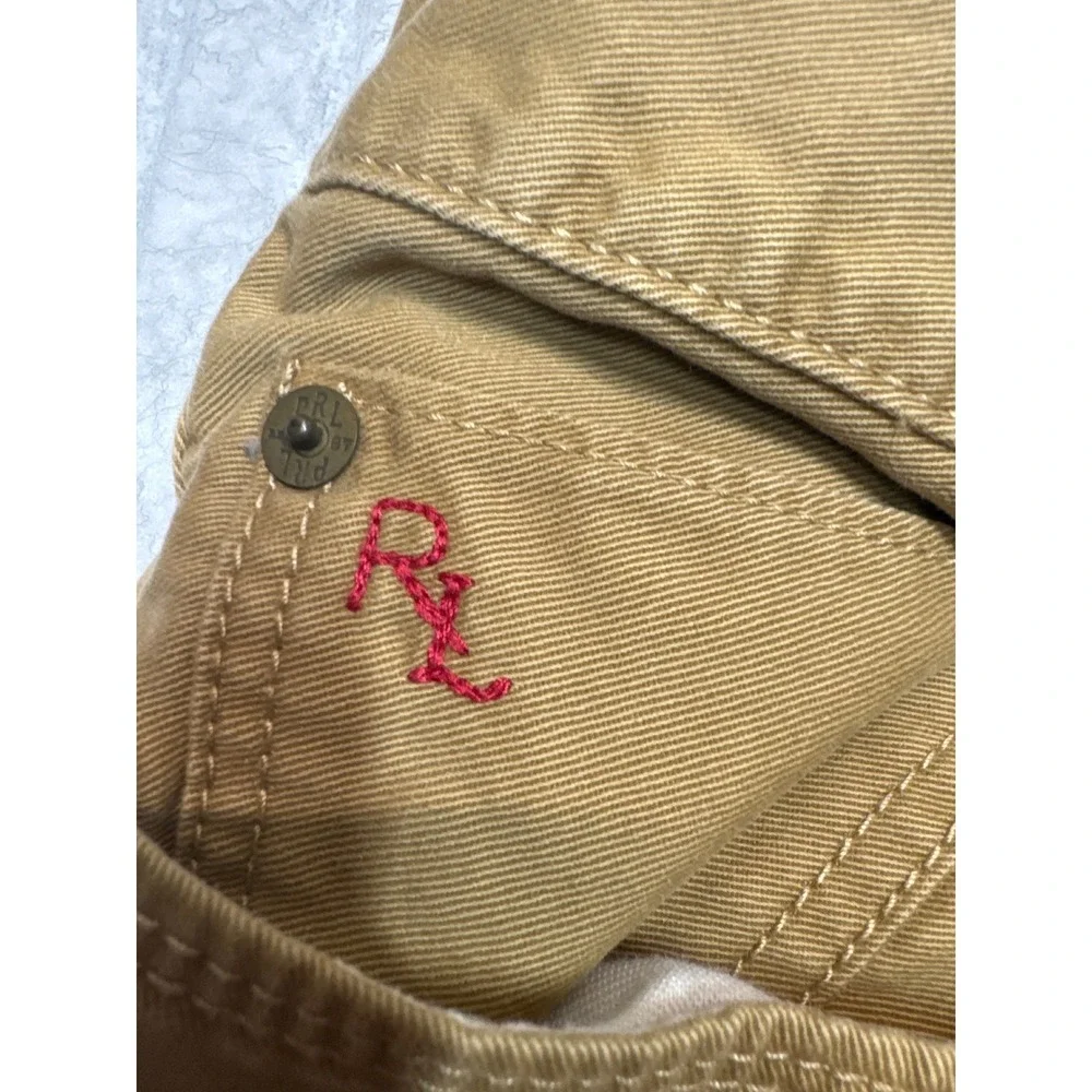 Polo Ralph Lauren Mens 32x30 Tan Khaki Cotton 5-Pocket Straight‎ Leg